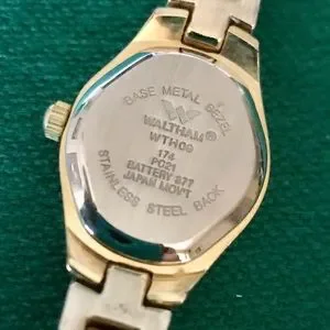 Women’s Waltham stainless steel watch is Gold/Silver with beautiful Gemstones Waltham | Accessories | Womens Waltham Stainless Steel Watch  main image 3
